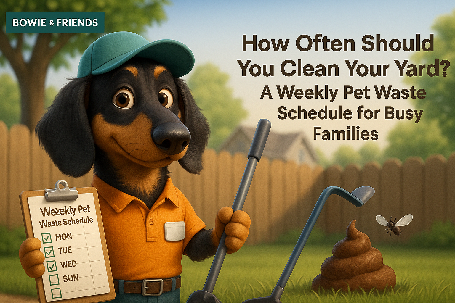 How Often Should You Clean Your Yard? A Weekly Pet Waste Schedule for Busy Families