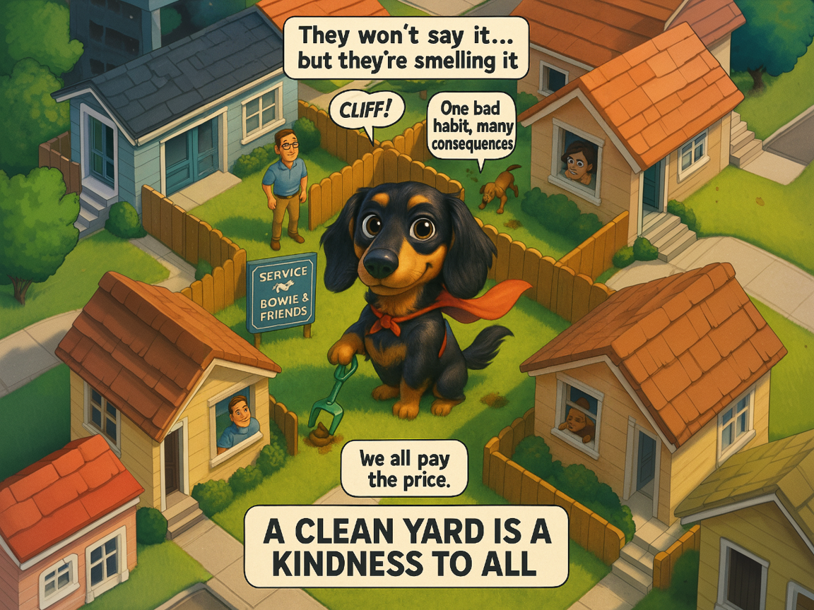 Why Hire Bowie & Friends to Clean Up Dog Poop in Your Yard?