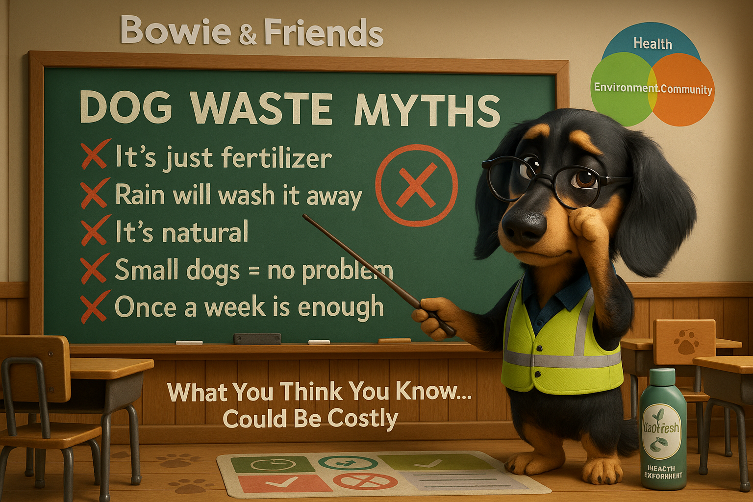 5 Dangerous Misconceptions About Dog Waste Cleanup