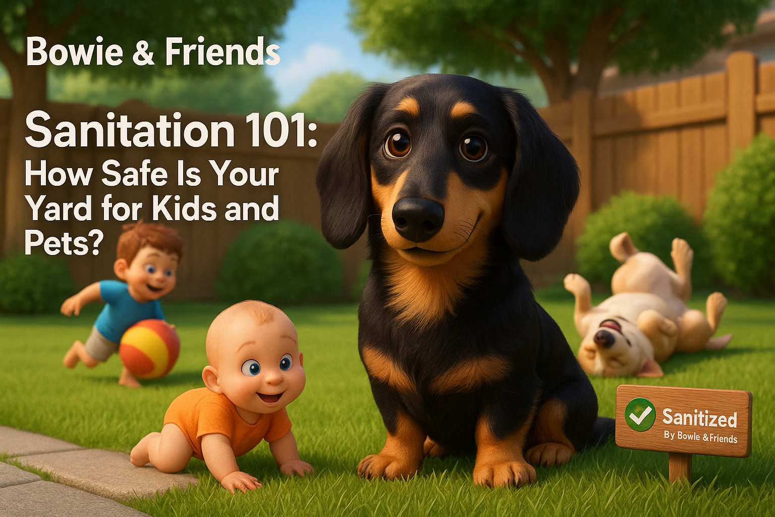 Sanitation 101: How Safe Is Your Yard for Kids and Pets?